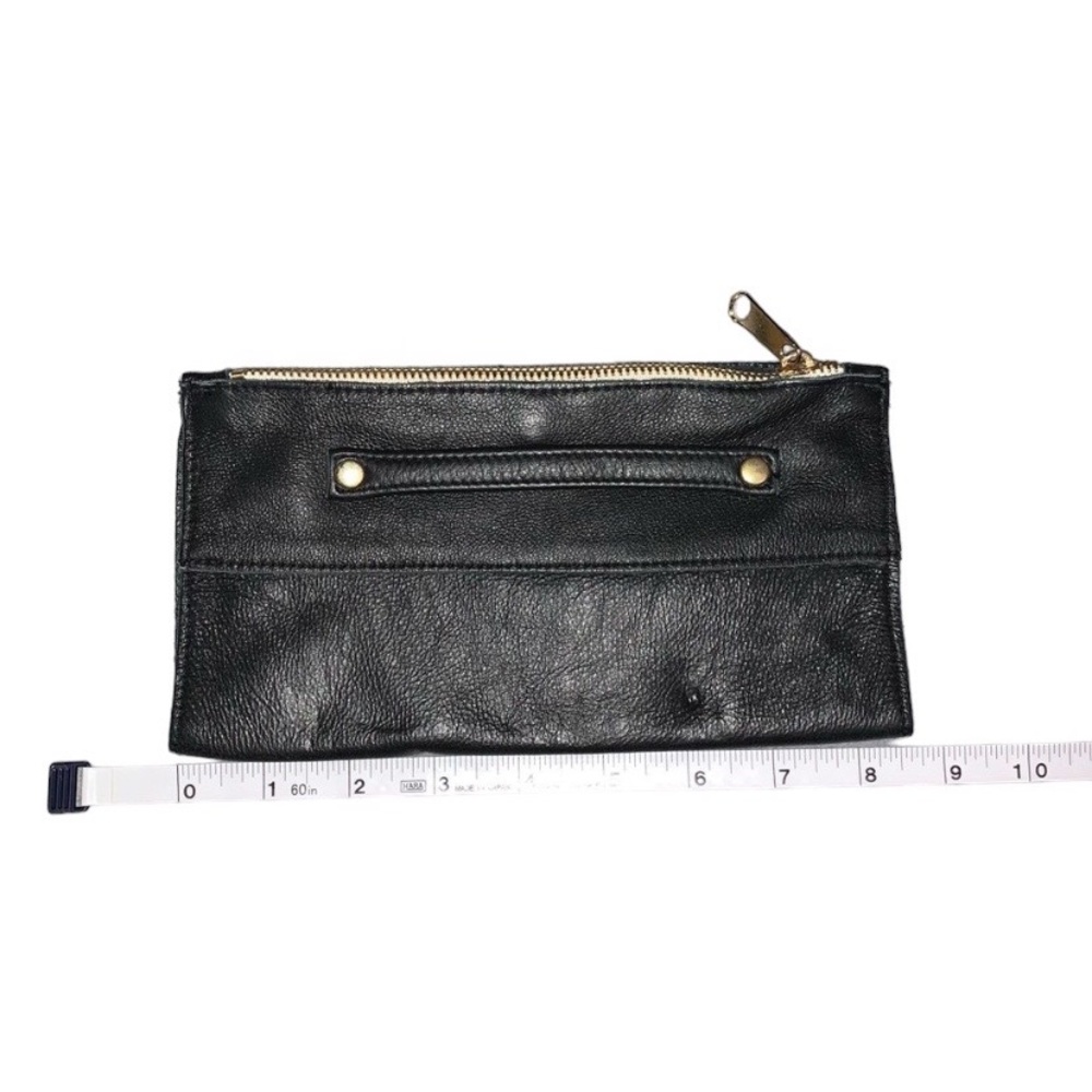 American Apparel Leather Foldable Clutch Bag